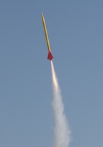 Competitor 4 flying on a TDK L1800, launched at Balls 28.